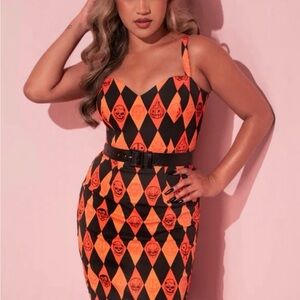 Vixen by Micheline Pitt Trick Treat wiggle dress